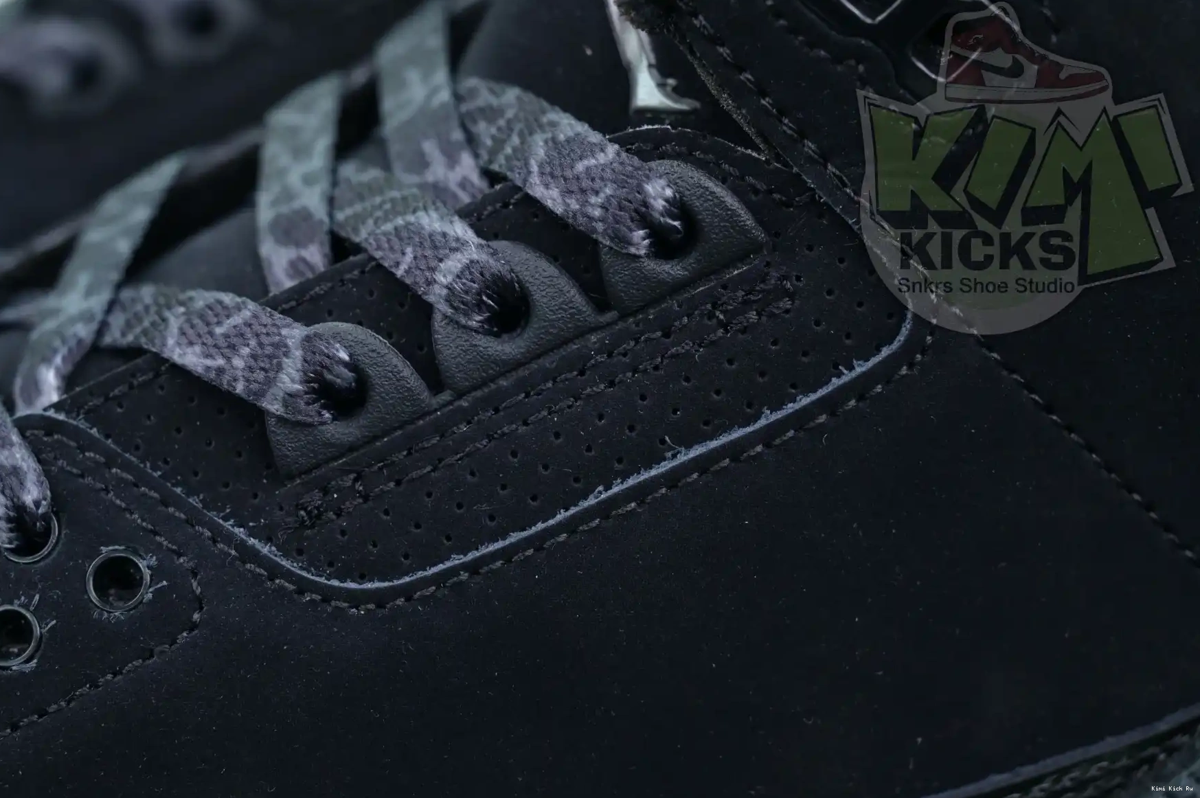 Jordan3“Black Air Jordan Cat” Kimikick 0530